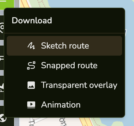 Download Snapped Route